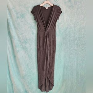 Gorgeous Rolla Coster grey rayon and spandex cover-up dress size small